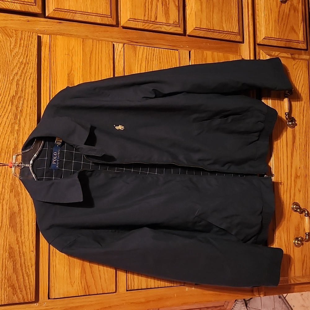 Men's Polo by Ralph Lauren navy blue zip-up jacket